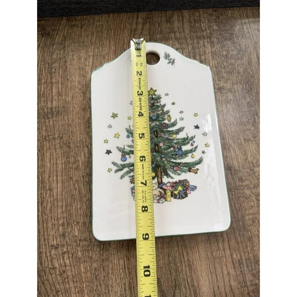 Nikko | Vintage Happy Holidays Christmas Tree Hanging Trivet